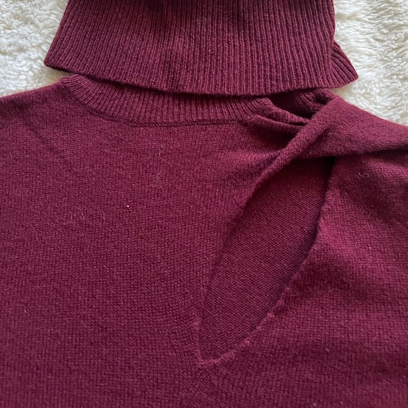 Maroon Turtleneck Sweater! A.L.C. - Picture 4 of 10